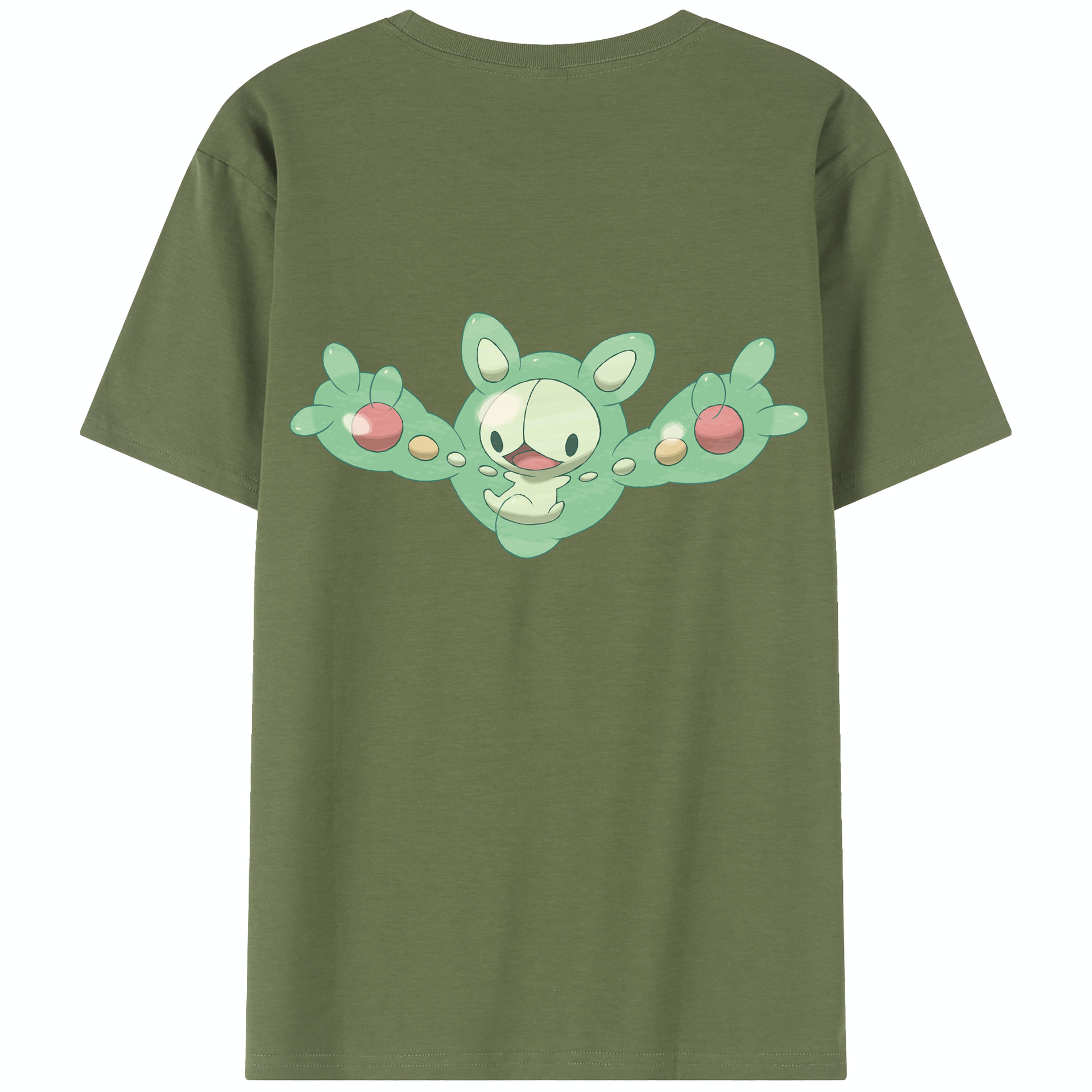 （画像用） ポケットモンスター Pokémon 綿100％半袖Tシャツ（背面プリント）